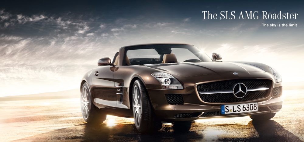 The SLS AMG Roadster The sky is the limit 